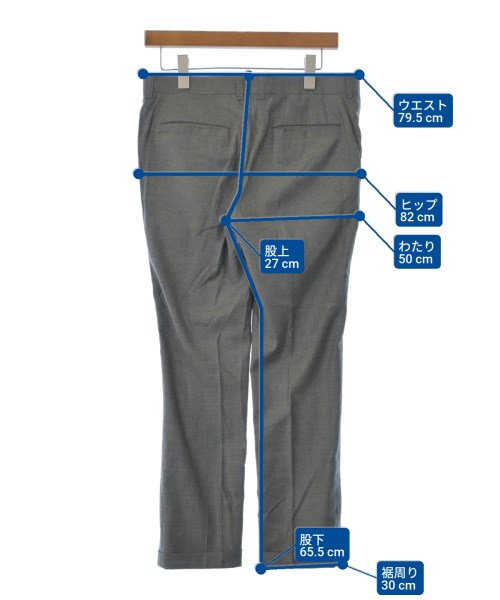 LOUNGE LIZARD（ラウンジリザード）スラックス グレー サイズ:2(M位) メンズ/2200633423353