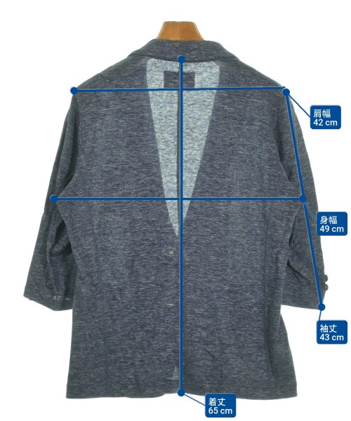 LOUNGE LIZARD（ラウンジリザード）カジュアルジャケット 紺 サイズ:3(L位) メンズ/2200633423391