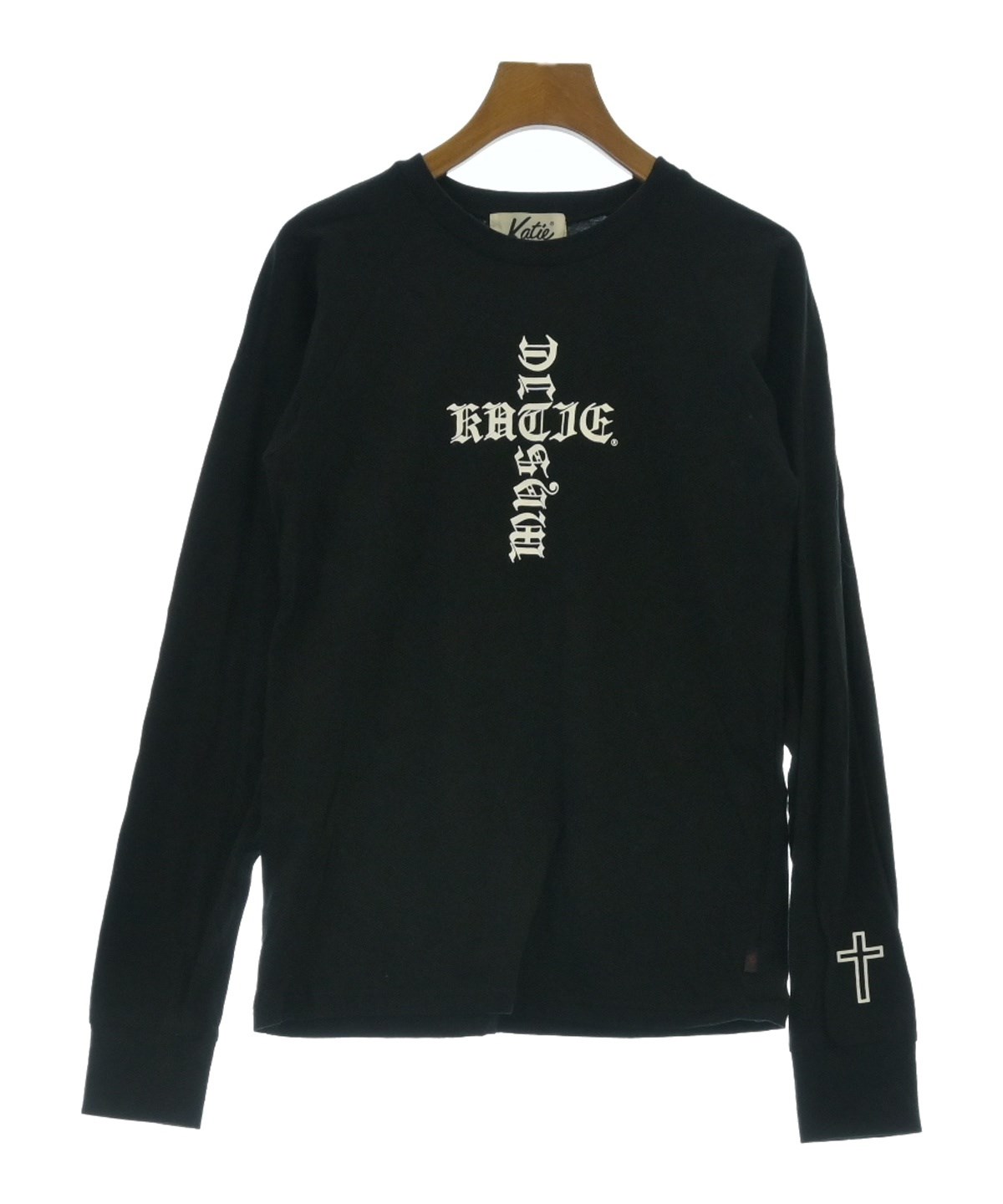 Katie（ケイティー）Tシャツ・カットソー 黒 サイズ:F