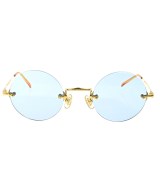 白山眼鏡店（ハクサンメガネテン）サングラス ゴールド サイズ:- メンズ/2200622716046