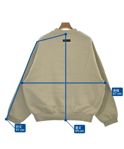 essential+s（エッセンシャルズ）スウェット ベージュ サイズ:M メンズ/2200616385159