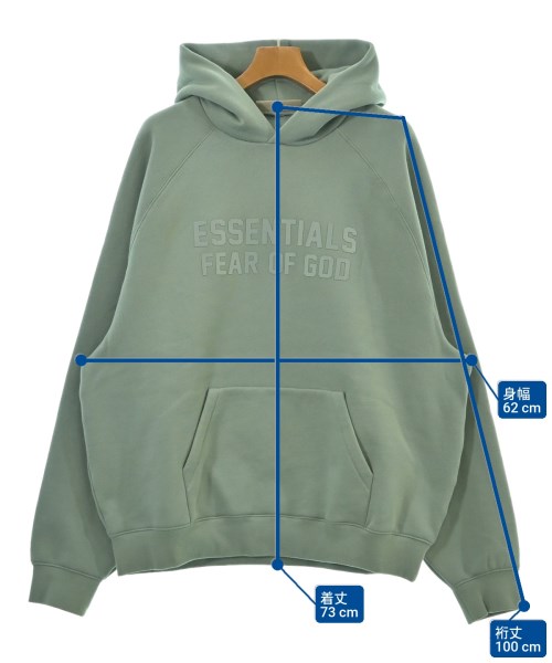 essential+s（エッセンシャルズ）パーカー 緑 サイズ:L メンズ/2200616385166