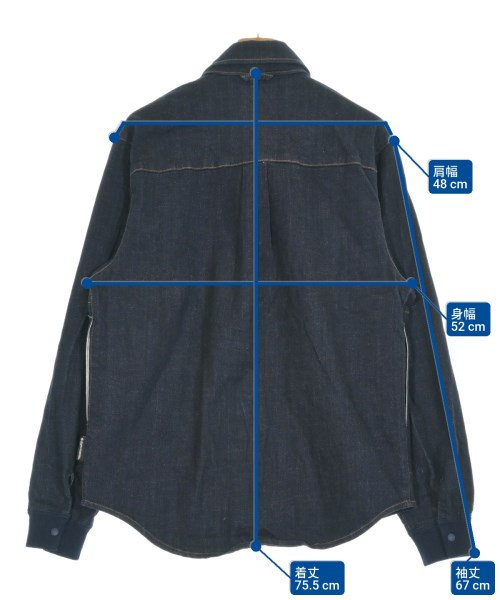 gymmaster（ジムマスター）カジュアルシャツ 紺 サイズ:M メンズ/2200649180097