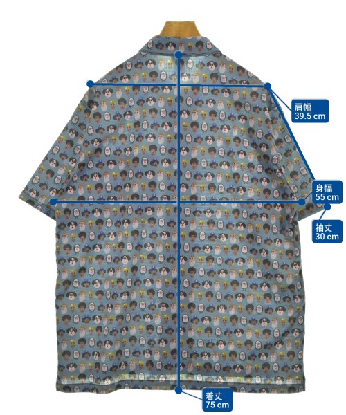 gymmaster（ジムマスター）カジュアルシャツ 青 サイズ:L メンズ/2200652159011