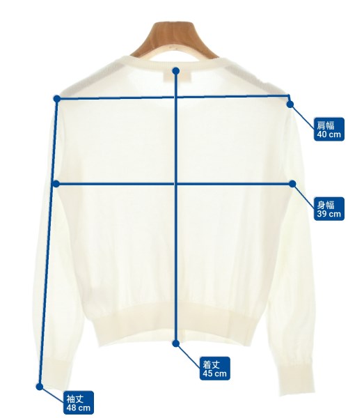 kate spade new york（ケイトスペードニューヨーク）カーディガン 白 サイズ:L レディース/2200619786052