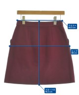 kate spade new york（ケイトスペードニューヨーク）ミニスカート 赤 サイズ:2(S位) レディース/2200633666101
