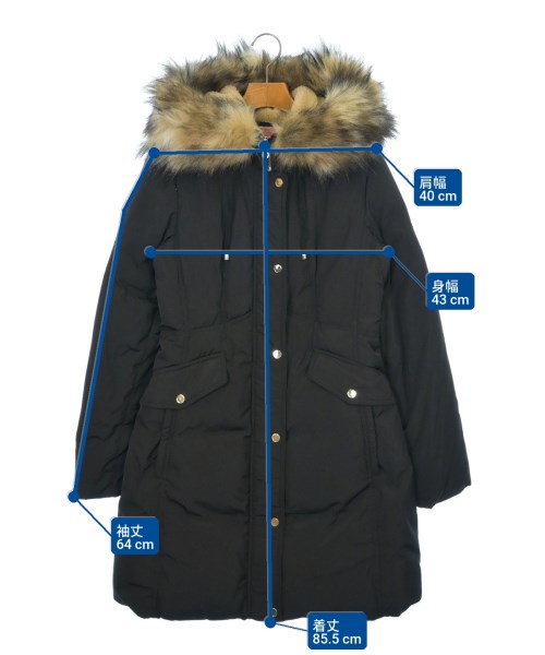 kate spade new york（ケイトスペードニューヨーク）ダウンコート 黒 サイズ:XS レディース/2200616404010