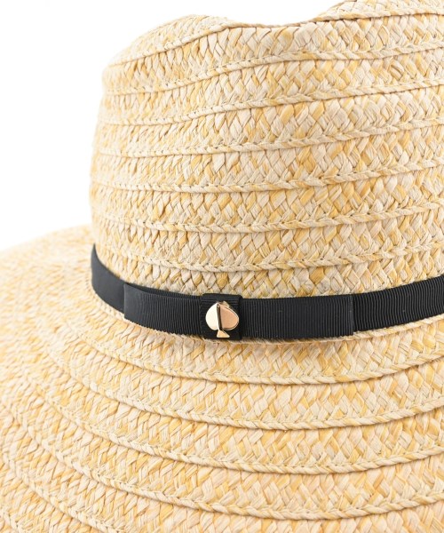 kate spade new york（ケイトスペードニューヨーク）ストローハット ベージュ サイズ:- レディース/2200674764262