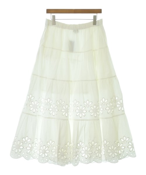 kate spade new york（ケイトスペードニューヨーク）ロング・マキシ丈スカート 白 サイズ:M レディース/2200698776012