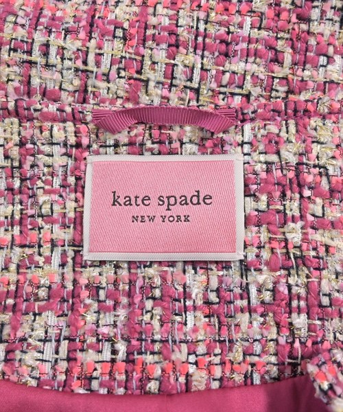 kate spade new york（ケイトスペードニューヨーク）ノーカラージャケット ピンク サイズ:4(M位) レディース/2200704521124