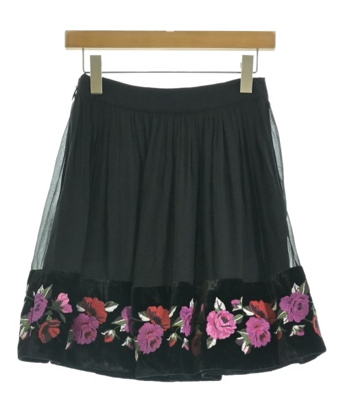 kate spade new york（ケイトスペードニューヨーク）ひざ丈スカート 黒 サイズ:0(XS位) レディース/2200709939092