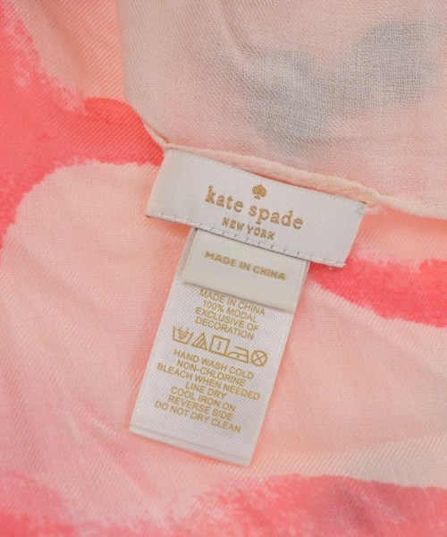 kate spade new york（ケイトスペードニューヨーク）ストール ピンク サイズ:- レディース/2200713228236