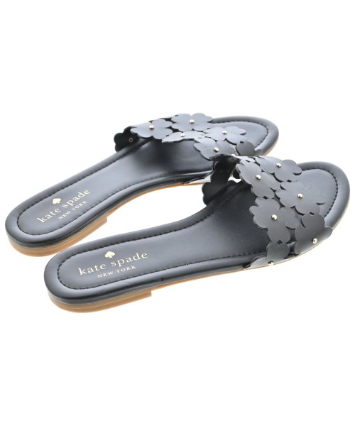kate spade new york（ケイトスペードニューヨーク）サンダル 黒 サイズ:US7(24cm位) レディース/2200714920023