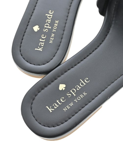 kate spade new york（ケイトスペードニューヨーク）サンダル 黒 サイズ:US7(24cm位) レディース/2200714920023