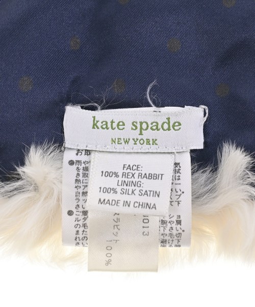 kate spade new york（ケイトスペードニューヨーク）マフラー 白 サイズ:- レディース/2200642395061