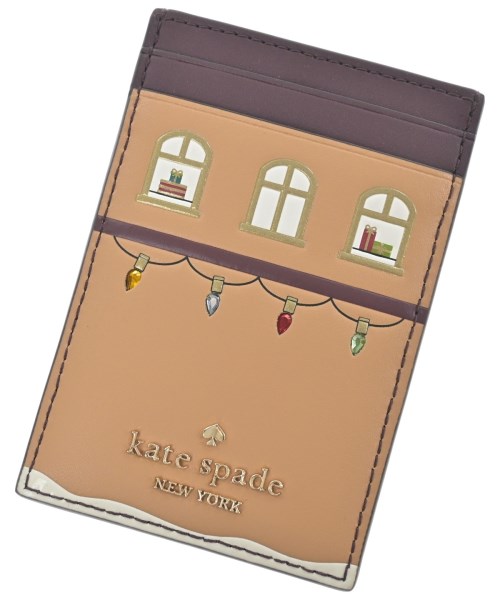 kate spade new york(ケイトスペードニューヨーク)カードケース ベージュ サイズ:-/2200664973070