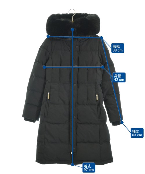 kate spade new york（ケイトスペードニューヨーク）ダウンコート 黒 サイズ:S レディース/2200661658031