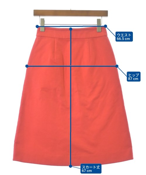kate spade new york（ケイトスペードニューヨーク）ひざ丈スカート 赤 サイズ:0(XXS位) レディース/2200667137226