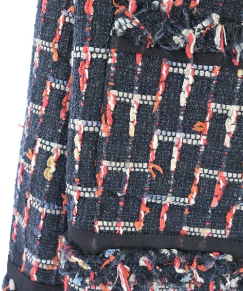 kate spade new york（ケイトスペードニューヨーク）ノーカラージャケット 紺 サイズ:2(S位) レディース/2200665652264