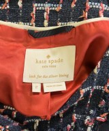 kate spade new york（ケイトスペードニューヨーク）ノーカラージャケット 紺 サイズ:2(S位) レディース/2200665652264