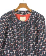 kate spade new york（ケイトスペードニューヨーク）ノーカラージャケット 紺 サイズ:2(S位) レディース/2200665652264