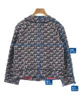 kate spade new york（ケイトスペードニューヨーク）ノーカラージャケット 紺 サイズ:2(S位) レディース/2200665652264