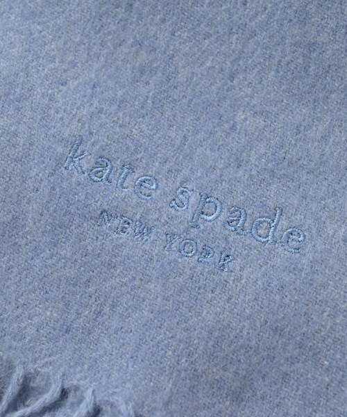 kate spade new york（ケイトスペードニューヨーク）マフラー 青 サイズ:- レディース/2200672210044