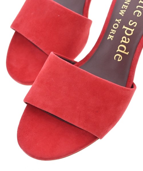 kate spade new york（ケイトスペードニューヨーク）サンダル 赤 サイズ:US6(23cm位) レディース/2200725382070