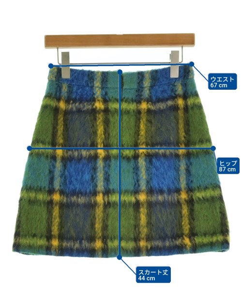 kate spade new york（ケイトスペードニューヨーク）ミニスカート 青 サイズ:0(XS位) レディース/2200718012021