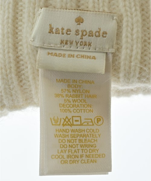 kate spade new york（ケイトスペードニューヨーク）手袋 白 サイズ:- レディース/2200718150129