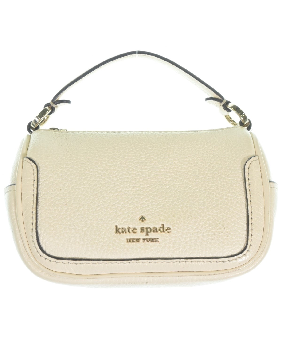 最終値下げ！　kate spade フラップショルダーバッグ クリーム色 最終値下げ！kate spade フラップショルダーバッグ クリーム色
