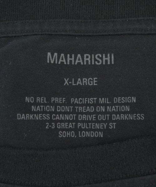 maharishi（マハリシ）Tシャツ・カットソー 黒 サイズ:XL メンズ/2200696259074
