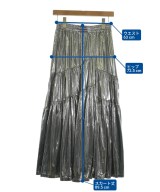 LOWRYS FARM（ローリーズファーム）ロング・マキシ丈スカート シルバー サイズ:F レディース/2200623659052