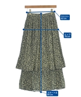 apart by lowrys（アパートバイローリーズ）ロング・マキシ丈スカート 黒 サイズ:F レディース/2200619350062