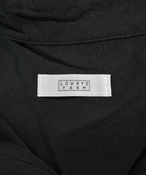 LOWRYS FARM（ローリーズファーム）カジュアルシャツ 黒 サイズ:F レディース/2200634528064