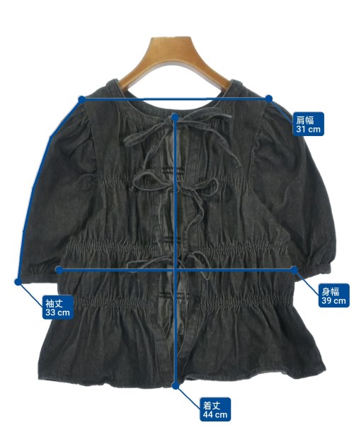 LOWRYS FARM（ローリーズファーム）ブラウス 黒 サイズ:F レディース/2200609009079