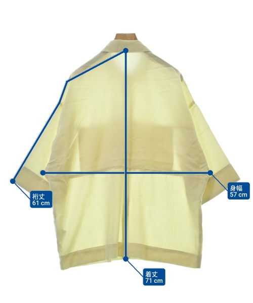 LOWRYS FARM（ローリーズファーム）カジュアルシャツ 黄 サイズ:F レディース/2200627880247