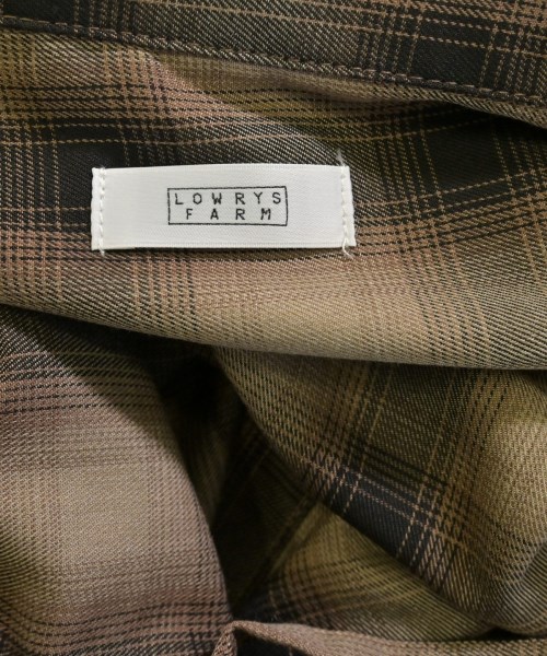 LOWRYS FARM（ローリーズファーム）カジュアルシャツ 茶 サイズ:F レディース/2200671526030