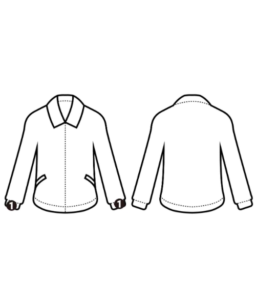 LOWRYS FARM（ローリーズファーム）ブルゾン 黒 サイズ:F レディース/2200674398016