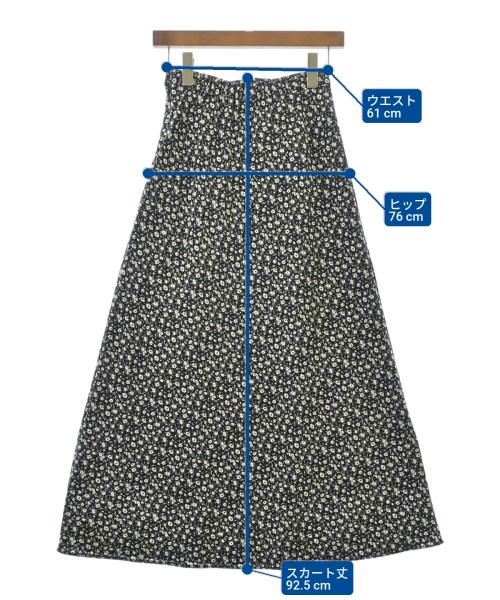 LOWRYS FARM（ローリーズファーム）ロング・マキシ丈スカート 黒 サイズ:F レディース/2200669436075