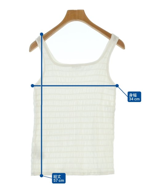 LOWRYS FARM（ローリーズファーム）タンクトップ 白 サイズ:F レディース/2200672576409