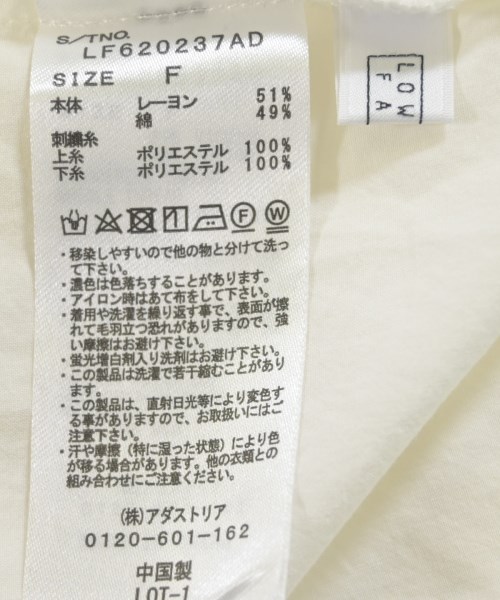 LOWRYS FARM（ローリーズファーム）ブラウス 白 サイズ:F レディース/2200696617058