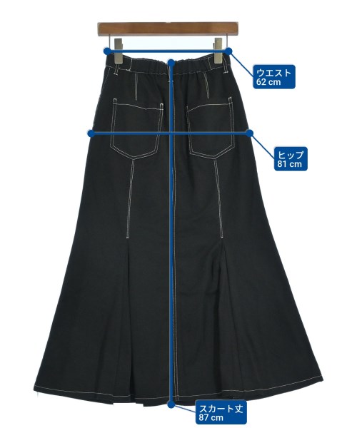 LOWRYS FARM（ローリーズファーム）ロング・マキシ丈スカート 黒 サイズ:F レディース/2200634124075