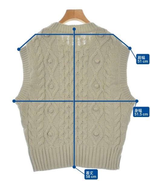 LOWRYS FARM（ローリーズファーム）ベスト ベージュ サイズ:M レディース/2200649513024