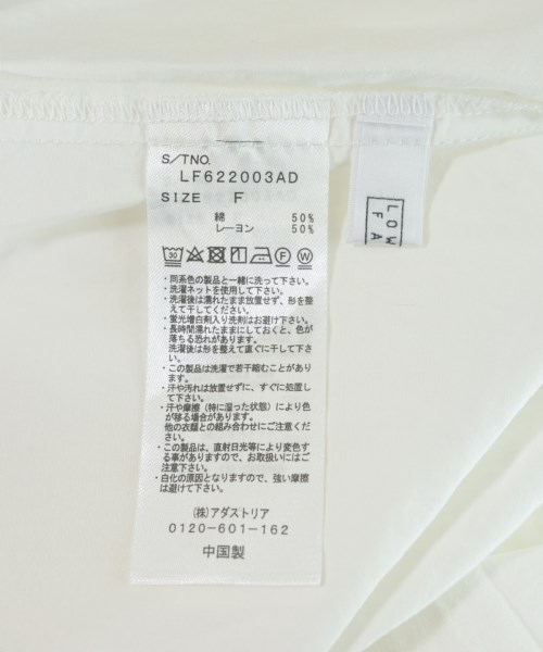 LOWRYS FARM（ローリーズファーム）カジュアルシャツ 白 サイズ:F レディース/2200638837087