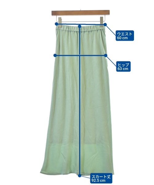 LOWRYS FARM（ローリーズファーム）ロング・マキシ丈スカート 緑 サイズ:F レディース/2200645936087
