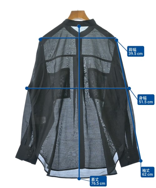 LOWRYS FARM（ローリーズファーム）カジュアルシャツ 黒 サイズ:F レディース/2200645936186