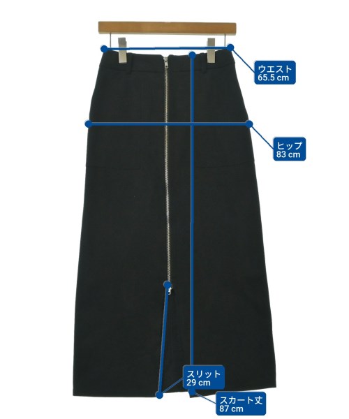 LOWRYS FARM（ローリーズファーム）ロング・マキシ丈スカート 黒 サイズ:F レディース/2200649468188