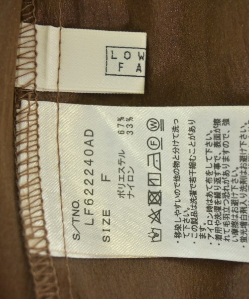 LOWRYS FARM（ローリーズファーム）ブラウス 茶 サイズ:F レディース/2200699897129
