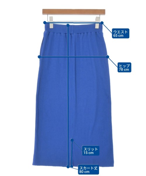 LOWRYS FARM（ローリーズファーム）ロング・マキシ丈スカート 青 サイズ:F レディース/2200661964026